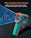 Mileseey MC818A Infrared Thermometer IR Temperature Gun 12 Laser Digital Non-Contact Tester -58℉~716℉(-50℃~380℃) with Adjustable Emissivity&Max Measure for Kitchen Cooking Meat Automotive (MC818A)