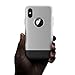 Spigen Classic C1 [10th Anniversary Limited Edition] [Retro] Designed for iPhone X Case (2017) - Aluminum Gray