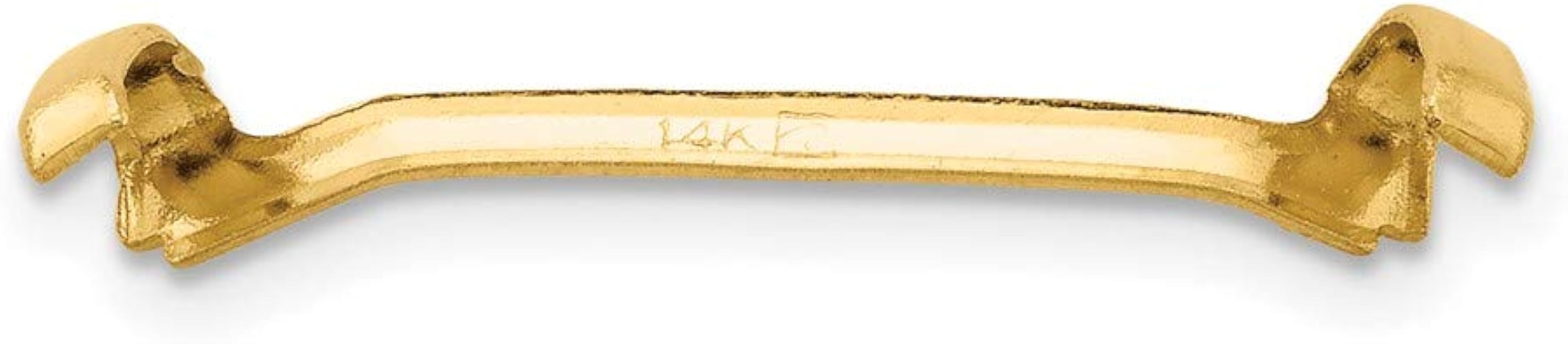 14k Yellow Gold Ladies Band Ring Size Adjuster For Loose Big Rings