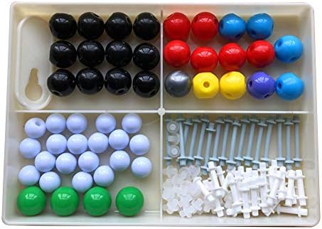 Vito546rton Durable, Assembly, Educational Toy New Organic Chemistry Scientific Atom Molecular Structure Models Teach Set Kit