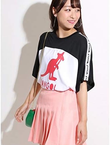 Amazon ウィゴー メンズ Wego Kangol バイカラーラインtシャツ ブラック M Tシャツ カットソー 通販