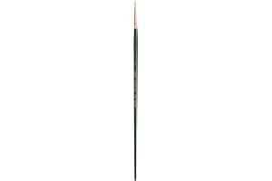 Silver Brush Limited 1000-1 Grand Prix Round Paintbrush for Oil Painting, Size 1, Long Handle