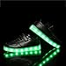 CIOR Kids Boy and Girl's 11 Color LED PU Sneakers Light Up Flashing Shoes,103,01,32