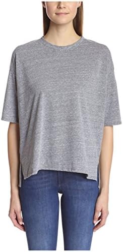 Nytt Women's 3/4 Sleeve Boxy Tee, Heather Grey, 1