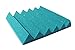 Soundproofing Acoustic Studio Foam - Teal Color - Wedge Style Panels 12”x12”x2” Tiles - 4 Pack