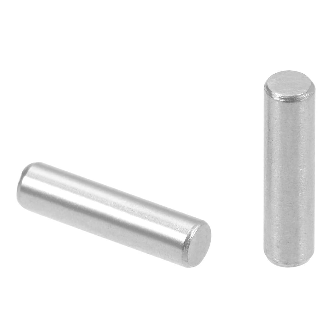 Unifizz 50Pcs 3 x 12mm Dowel Pin 304 Stainless Steel Shelf Pegs Support Shelves Silver Tone