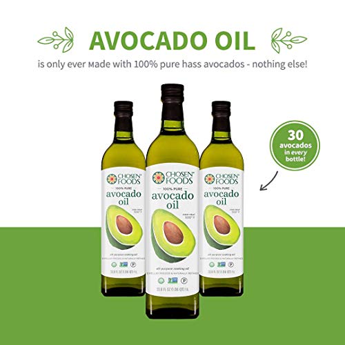 Chosen Foods 100% Pure Avocado Oil, Keto and Paleo Diet Friendly, Kosher Oil for Baking, High-Heat Cooking, Frying… - Image 5