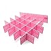 Koogel 8Pcs Drawer Dividers Adjustable,12.6 Inch Drawer Storage Organizer Adjustable Drawer Storage Organizer for Underwear Socks Belt Office Supplies