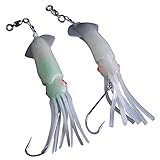 Dr.Fish Saltwater Fishing Lure Trolling Squid Offshore Bait Teaser 6