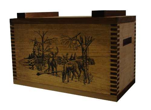 Evans Sports Standard Ammo Box, Winter Deer