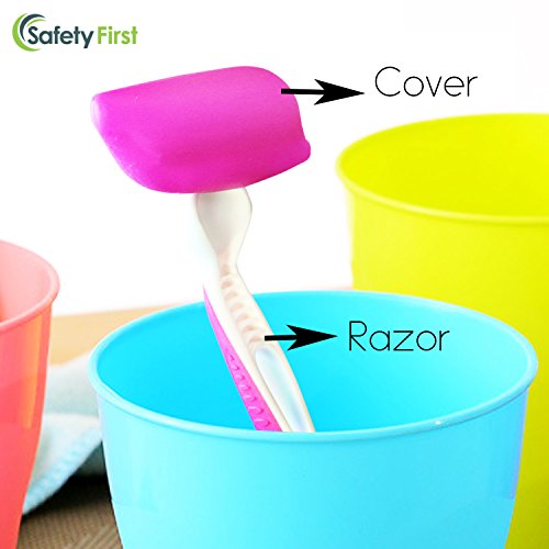 Izzy & Roo Silicone Toothbrush & Razor Covers Great for Travel