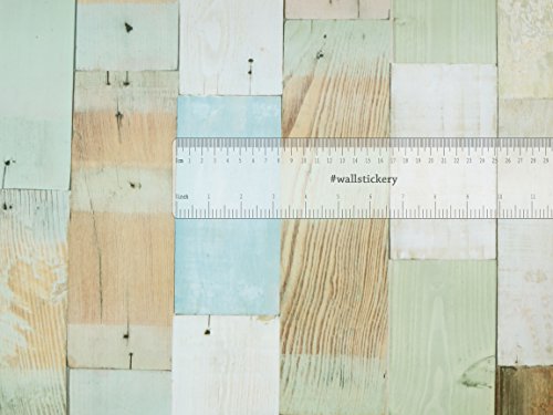 Wallstickery Self Adhesive Wallpaper Wood Panel Pattern Peel Stick Contact on Home Kitchen Shelf Drawer Liner Countertops WS-HVW-506 Size:1.64 ft x 9.84 ft