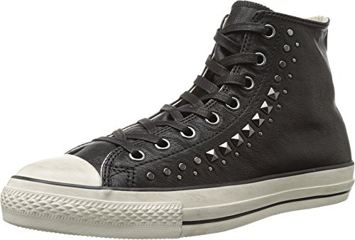 Converse By John Varvatos Mens CT HI Studded Leather Sneaker 9.5 D(M) Black