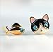 Cute Cat and Fish Stud Earring