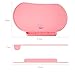 Silicone Children's Place Mat - Baby Mumbo | Food-Grade Quality with Unique Raised Edges for Spill Prevention | Lightweight, Portable, and Spill-Proof Tray (Giggle Green)