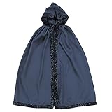 Princess Or Superhero HOODED CAPE Kids Childrens Halloween Costume Accessory (Vampire Bat Black)