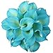 Leagel Calla Lily Bridal Wedding Bouquet Head Lataex Real Touch Flower Bouquets (20, Blue)