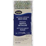 Wrights 117-429-001 Metallic Rick Rack Trim, Rainbow, Medium, 2.5-Yard
