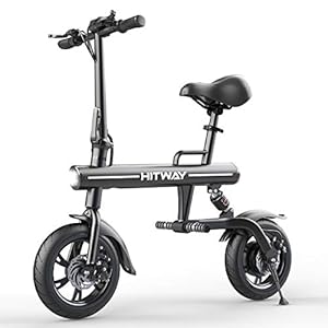 HITWAY Elektrische fiets Opvouwbare E-bike URBANBIKER gemaakt van luchtvaart aluminium opvouwbaar, 7,5 Ah, 250 W motor…