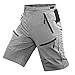 Cycorld Mens-Mountain-Bike-Shorts, Loose Fit with Zippered Pockets, MTB, Cycling,Hiking,Cargo,Outdoor Lightweight Shorts