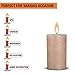 BOLSIUS Rustic Metallic Set of 6 Rose Gold Unscented Pillar Candles Inches –2.75 X 5 Decoration Dinner Wedding Candles – Perfect Use for Home Décor - Church-Spa Candle – Restaurant 130/68m…