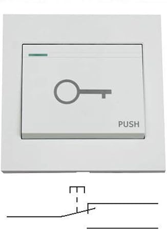 Elektrischer Türöffner Taster Aufputz Unterputz Schließer Schalter