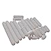 Plain Magnetic Stir Bar White Color 5X15mm PTFE Cover Stirring Rod Pack of 10