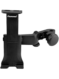 i-SUPERSIM Adjustable Universal Car Headrest Mount Holder with 360 Degrees Rotation for Cell Phones, Smart phones, IPDA, GPS, Black