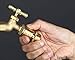 GORILLA EASY CONNECT Garden Hose Quick Connect Fittings. ¾ Inch GHT Solid Brass. (4)
