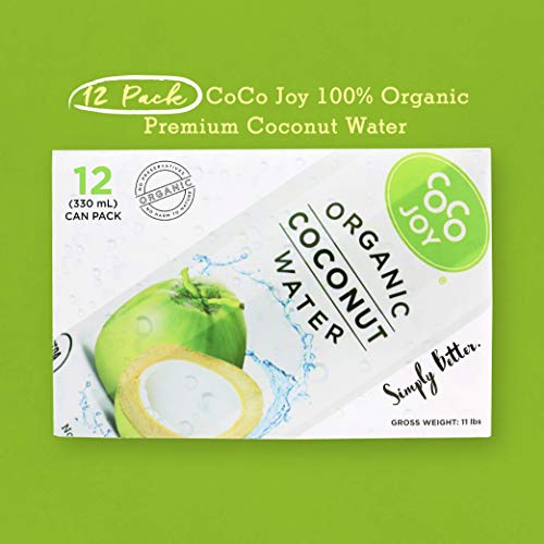 CoCo Joy All Organic Coconut Water, Natural and Fresh, NutrientRich