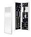 Plaza Astoria Wall/Door-Mount Jewelry Armoire, White