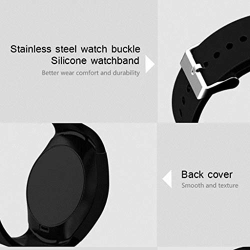 DAIJIA Smart Watch Bluetooth Phone Mate Round Screen for IOS Android Phone LOT (Blue)