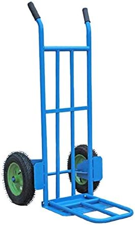 LYXPUZI Tiger car trolley car trolley pull cargo push truck heavy king hand truck two-wheeled push truck (Color : Pneumatic wheel-1#)