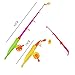 NiGHT LiONS TECH Baby Kids gift Toddler Magnetic Fishing Pole Tools Bath Toys Game 44CM Medium, 2 Packs Color Randomly