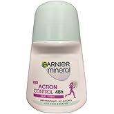 (Pack of 4) Garnier Mineral Action Control Anti-perspirant Roll On for Women 4x50ml