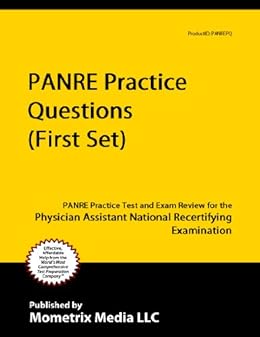 Amazon Com Panre Practice Questions First Set Panre