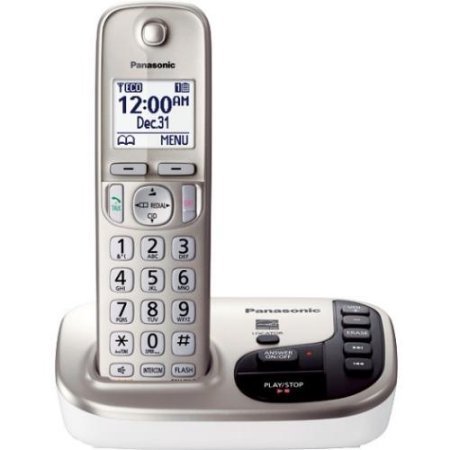 Panasonic Kx-tgd220n Dect 6.0 Cordless Phone - Cordless - 1 X Phone Line - Speakerphone - Answering Machine - Caller Id - Backlight (kx-tgd220n) /color:Silver - Thumbnail 3