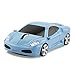 CHUYI 2.4ghz Wireless Sport Car Mouse Optical Mouse Mice Ergonomic Design for Computer Laptop (Light Blue)