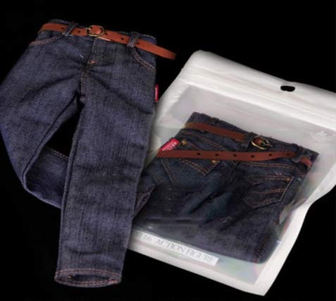 Studio one 1/6 Scale Male Clothes Classic Denim Trousers Man Jeans Pants for 12 Inch Action Figures Models Doll &Cloth for Ken Doll