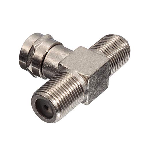 ILS - 2 x F-Type 2 Way Splitter Combiner TV Virgin Cable Adapter Sky Satellite Freeview
