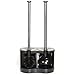 ToiletTree Products Modern Deluxe Freestanding Toilet Brush and Plunger Combo Set (Gun Metal, Brush and Plunger Combo Set 4.5” x 9.75” x 18.5