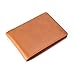 HISSIMO Mens Slim Front Pocket Wallet ID Window Card Case with RFID Blocking - Brown