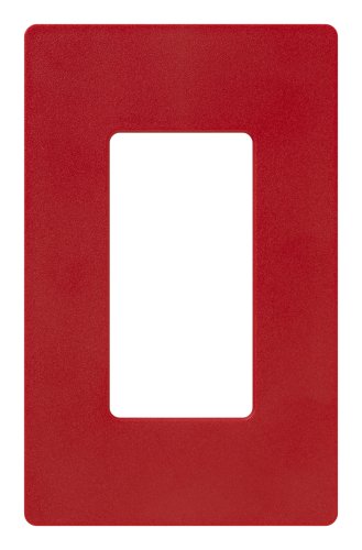 Lutron Claro 1 Gang Decorator Wallplate, SC-1-HT, Hot