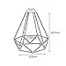 Vintage Cage Metal Lamp Shade - Motent Industrial Black Metal Bird Cage Light DIY Ceiling Pendant Lights for Dining Room Bedroom Loft Hallway