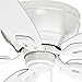 Hunter Fan Company Fan Hunter Fan Company Casablanca Durant Indoor Low Profile Ceiling Fan with Pull Chain Control, White, 54-inch (54103)