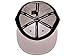 Flexfit Premium Original Blank Flatbill Fitted 210 Hat (XXL, Heather Grey)