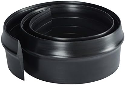 AOD Garage Door Threshold Seal- Heavy Duty DIY Kit with AOD Service Lubricant, 22 Foot, Black