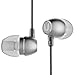 UiiSii HM7 Metal Headphones with Microphone Stereo Earbuds Bass Earphones Headset for Apple iOS and Android Smartphones PC Tablet(Gray)