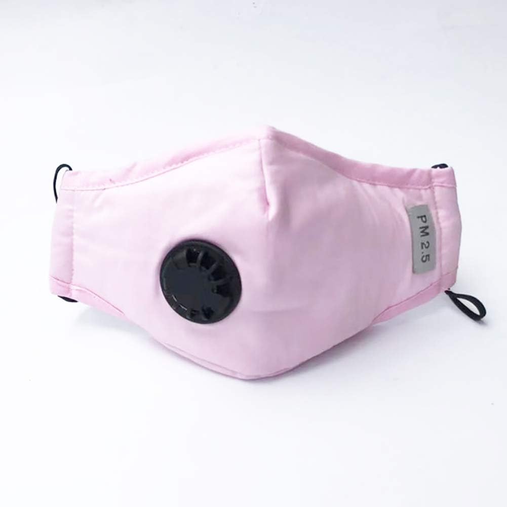 Noomer PM 2.5 Dustproof Breathing Mask - Safety Reuseable Washable Air Pollution Respirator with Activated Carbon Filters - for Dust, Face and Outdoor Activities