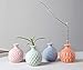 GeLive Ceramic Ikebana Vase, Flower Arrangement, Decorative Bud Hydroponics Container, Reed Diffuser (Colorful 4 Pack)
